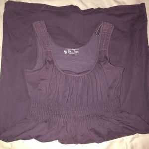 Victoria's Secret Eggplant Bra Top Dress